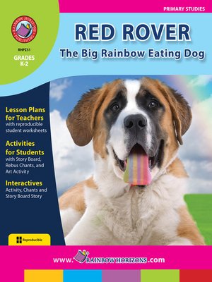 cover image of Red Rover, the Big Rainbow Eating Dog